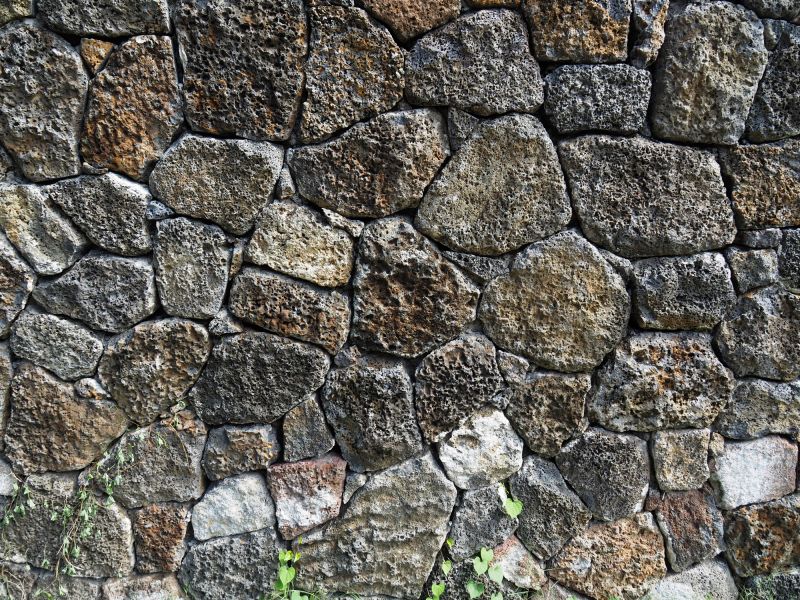 Stone Wall Repair detail